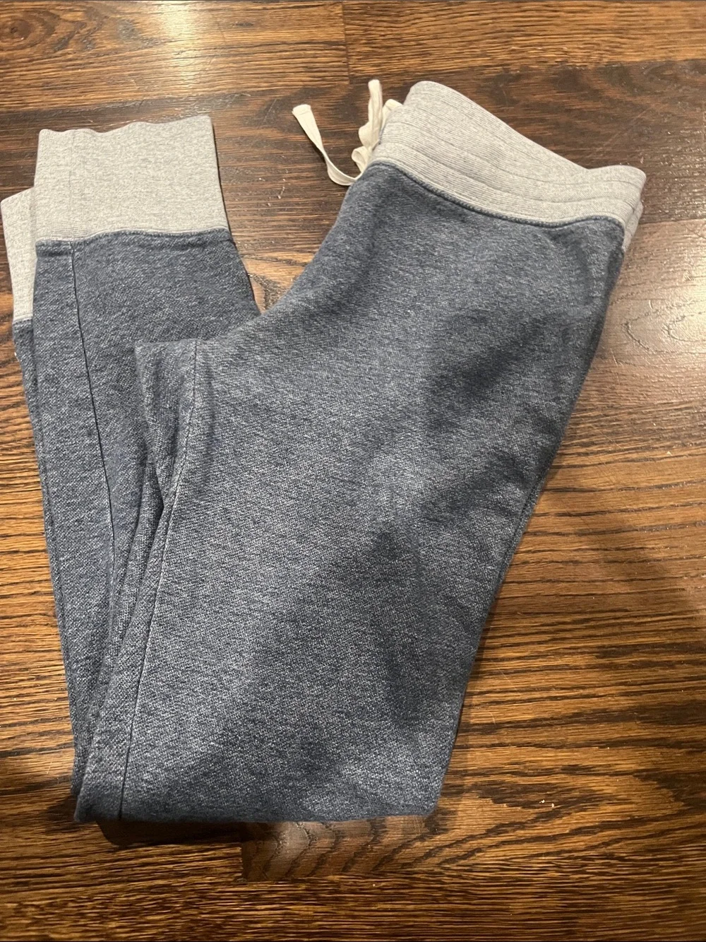 J. Crew Navy Heather Pull-On Shorts with Light Gray Waistband